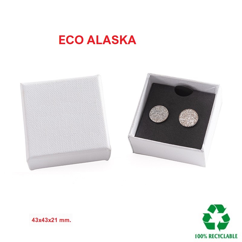Caja Eco Alaska pendientes presión 43x43x21 mm.
